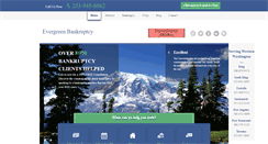 Desktop Screenshot of evergreenbankruptcy.com