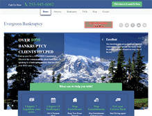 Tablet Screenshot of evergreenbankruptcy.com